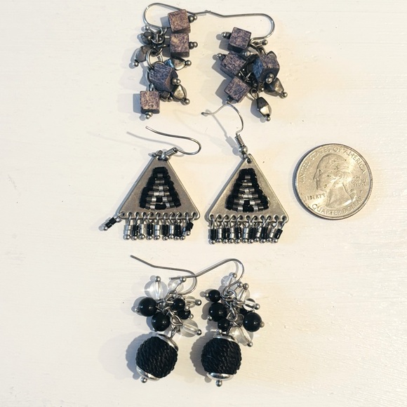 White House Black Market Jewelry - 3 pair of light weight earrings